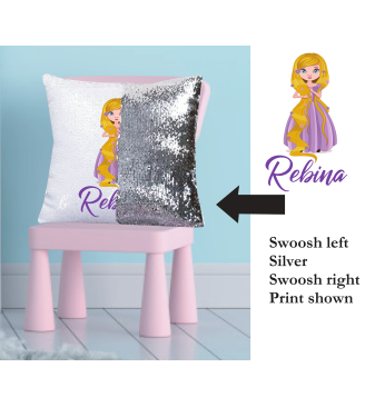 Rapunzel Magic Cushion  - Custom Print - sold complete with insert